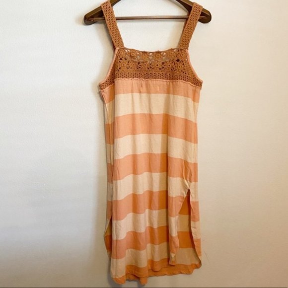 We The Free Sayulita Striped Crocheted Tunic Dress - Picture 9 of 10